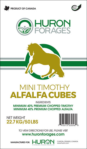 Mini Timothy Alfalfa Hay Cubes