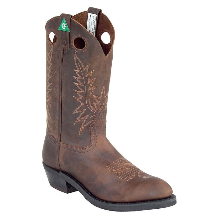 Canada West 5291 - Crazy Horse Steel Toe Cowboy Boots