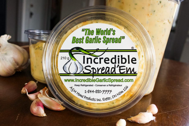 Incredible Spread 'Em Garlic Spread 210g – The Split Rail Country Store